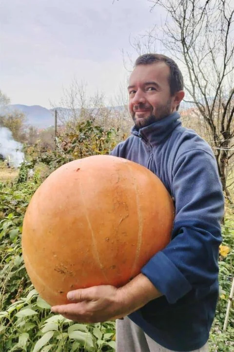 jajce-online_Šipovljanin uzgojio tikvu tešku 27 kilograma