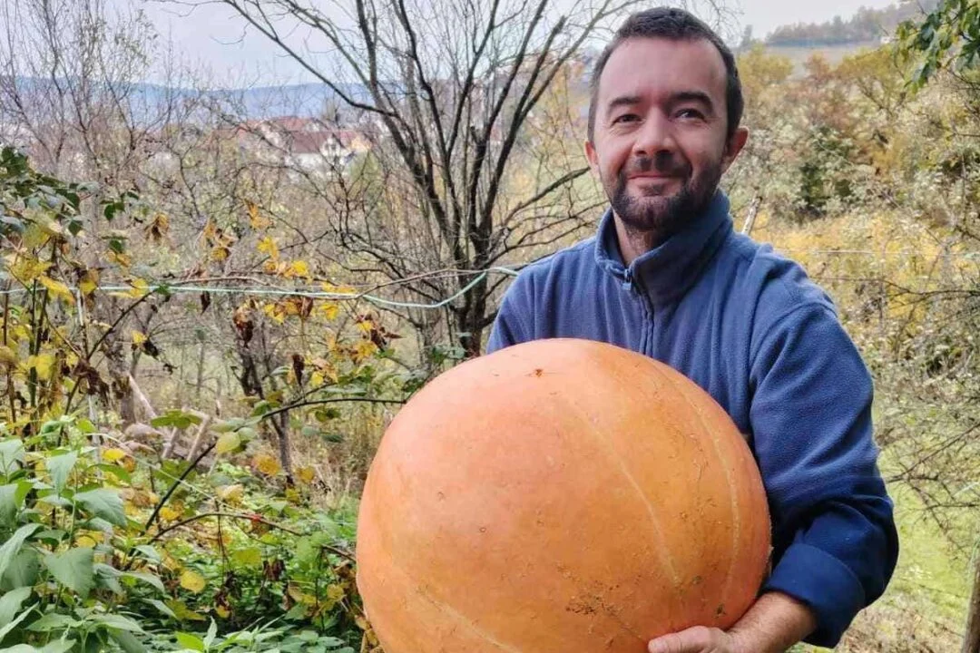 jajce-online_Šipovljanin uzgojio tikvu tešku 27 kilograma
