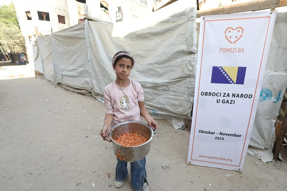 jajce-online_Pomozi.ba svakodnevno dijeli do 1.600 toplih obroka stanovnicima Gaze