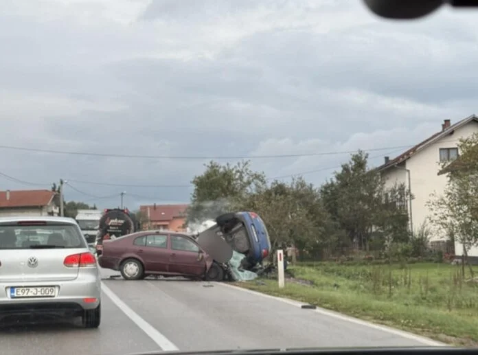 jajce-online_Teška saobraćajna nesreća kod Bugojna: Poginule tri osobe, jedna povrijeđena