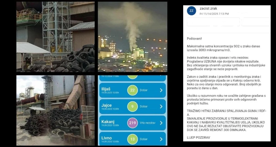 jajce-online_Kakanj među najzagađenijim gradovima u svijetu – eko aktivisti i lokalne vlasti najavljuju nove proteste