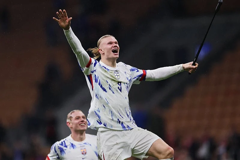 jajce-online_Haaland je u kvalifikacijama sam zabio golova koliko i Zmajevi, izjednačio rekord Lewandowskog